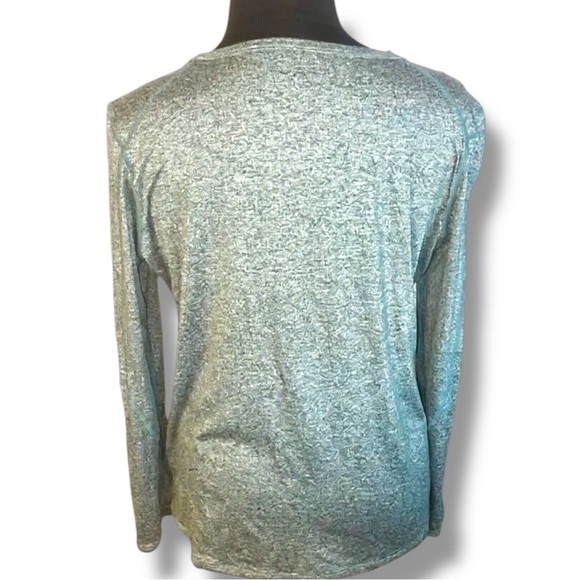 ZELLA LIANA LONG SLEEVE RECYCLED BLEND PERFORMANCE T-SHIRT - XXL Teal Titanic - Picture 8 of 9
